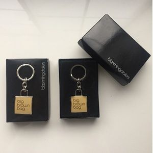 Big Brown Bag Bloomingdales Keychain